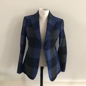 L’Autre Chose wool blend buffalo check blazer 2